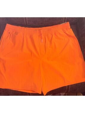 VRST Men’s Orange All-In Lined Training Shorts XXL Quick Dry NWT
